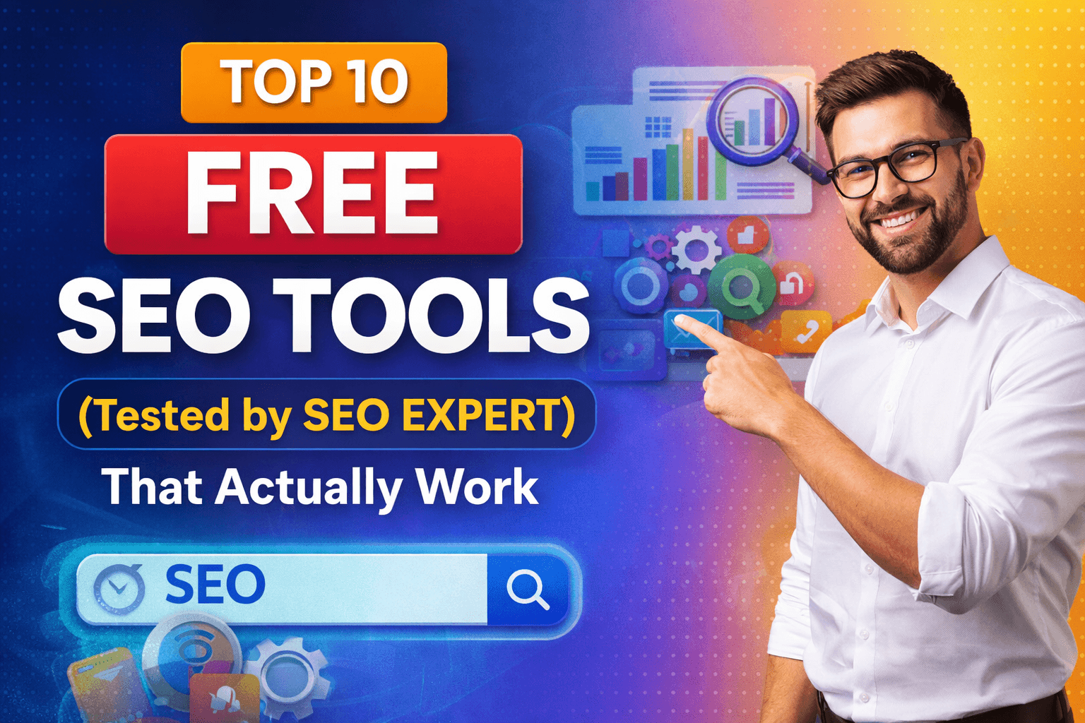 Top 10 free SEO tools tested by SEO expert that actually work for beginners and bloggers