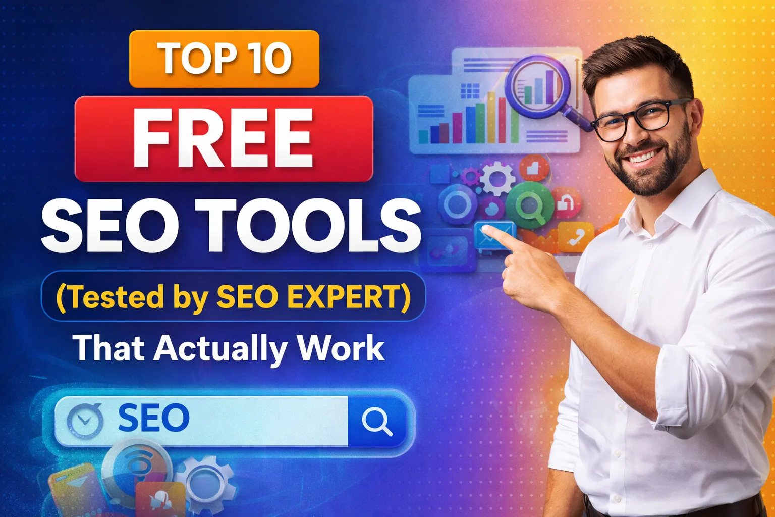 Top 10 free SEO tools tested by SEO expert that actually work for beginners and bloggers