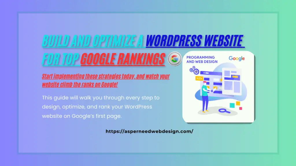 WordPress website design and SEO optimization