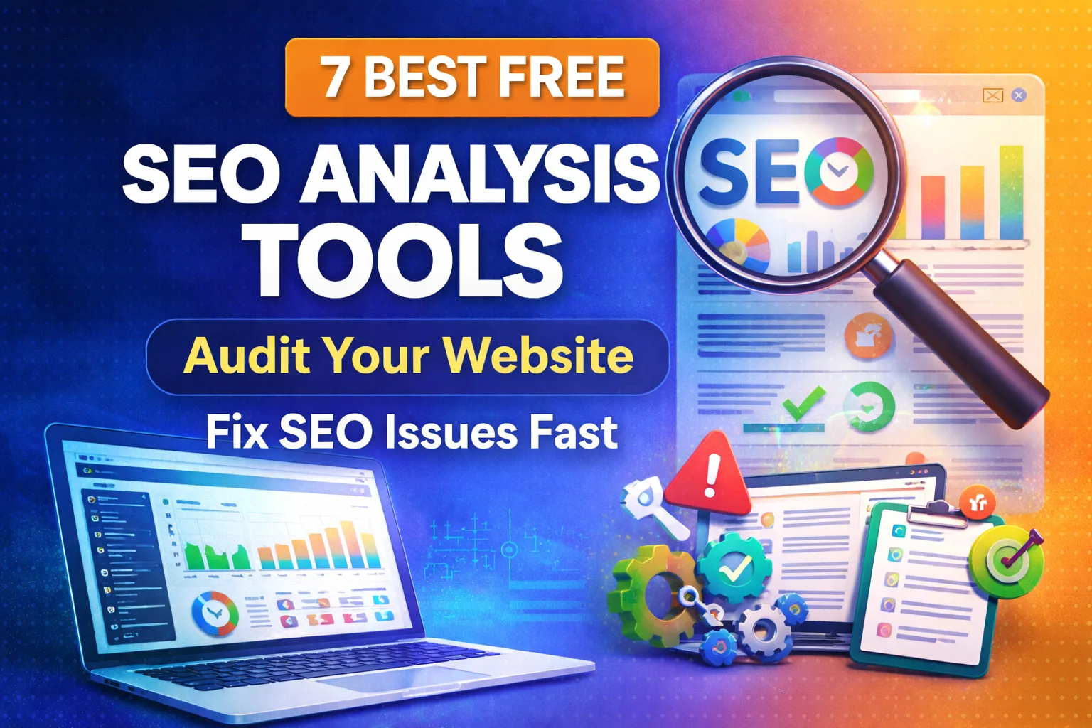 7 best free SEO analysis tools to audit website and fix SEO issues fast