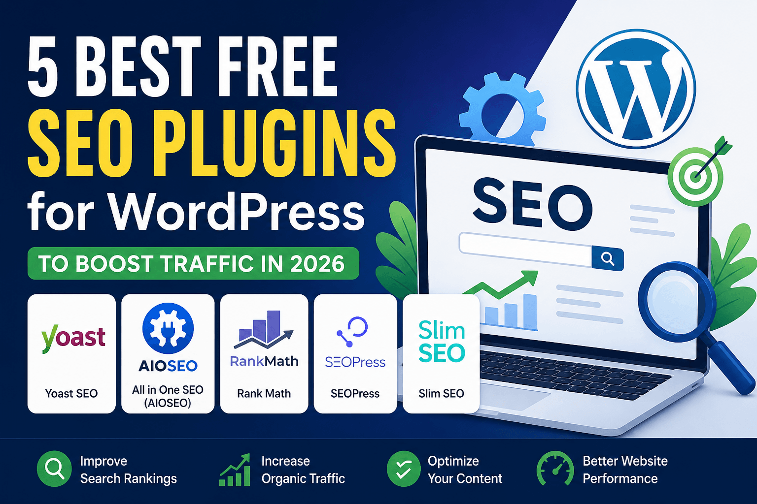 Best free SEO plugins for WordPress to boost traffic in 2026