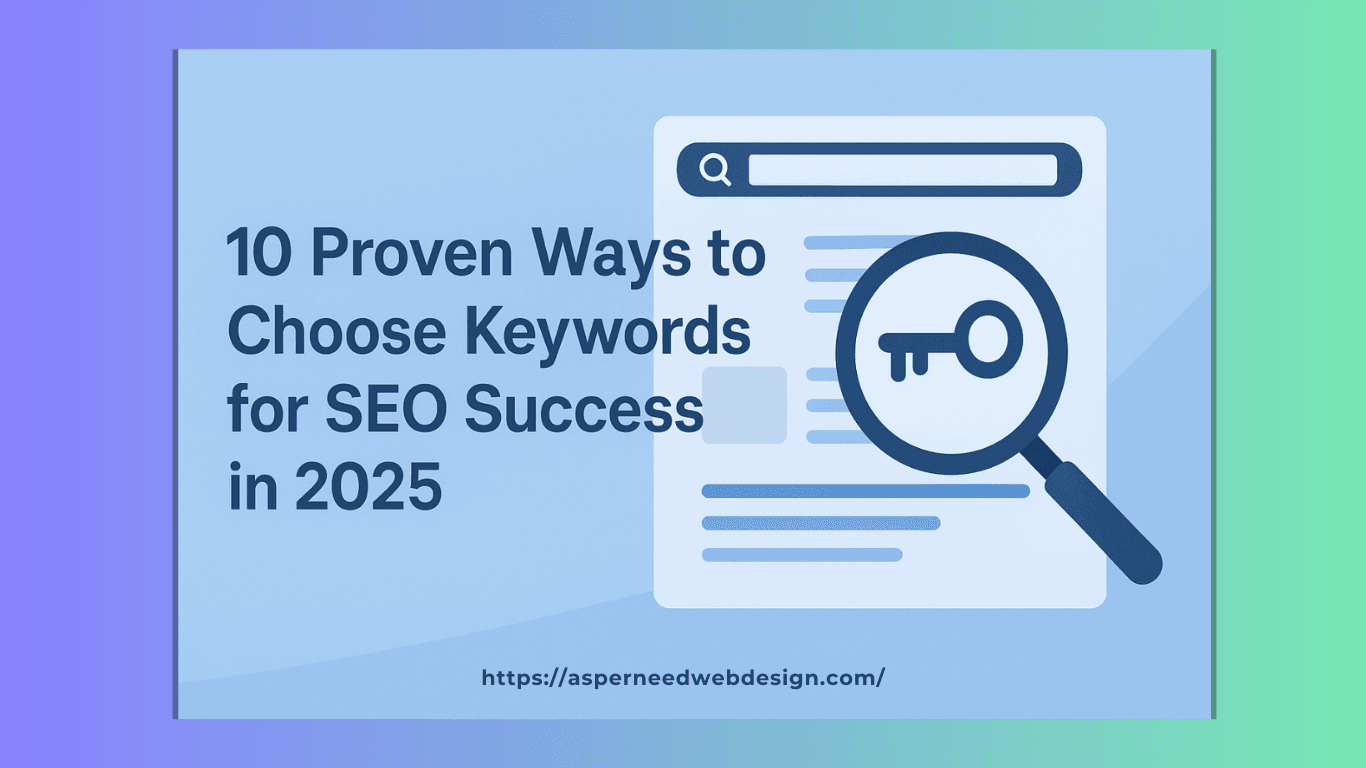 10 Proven Ways to Choose Keywords for SEO (2025)