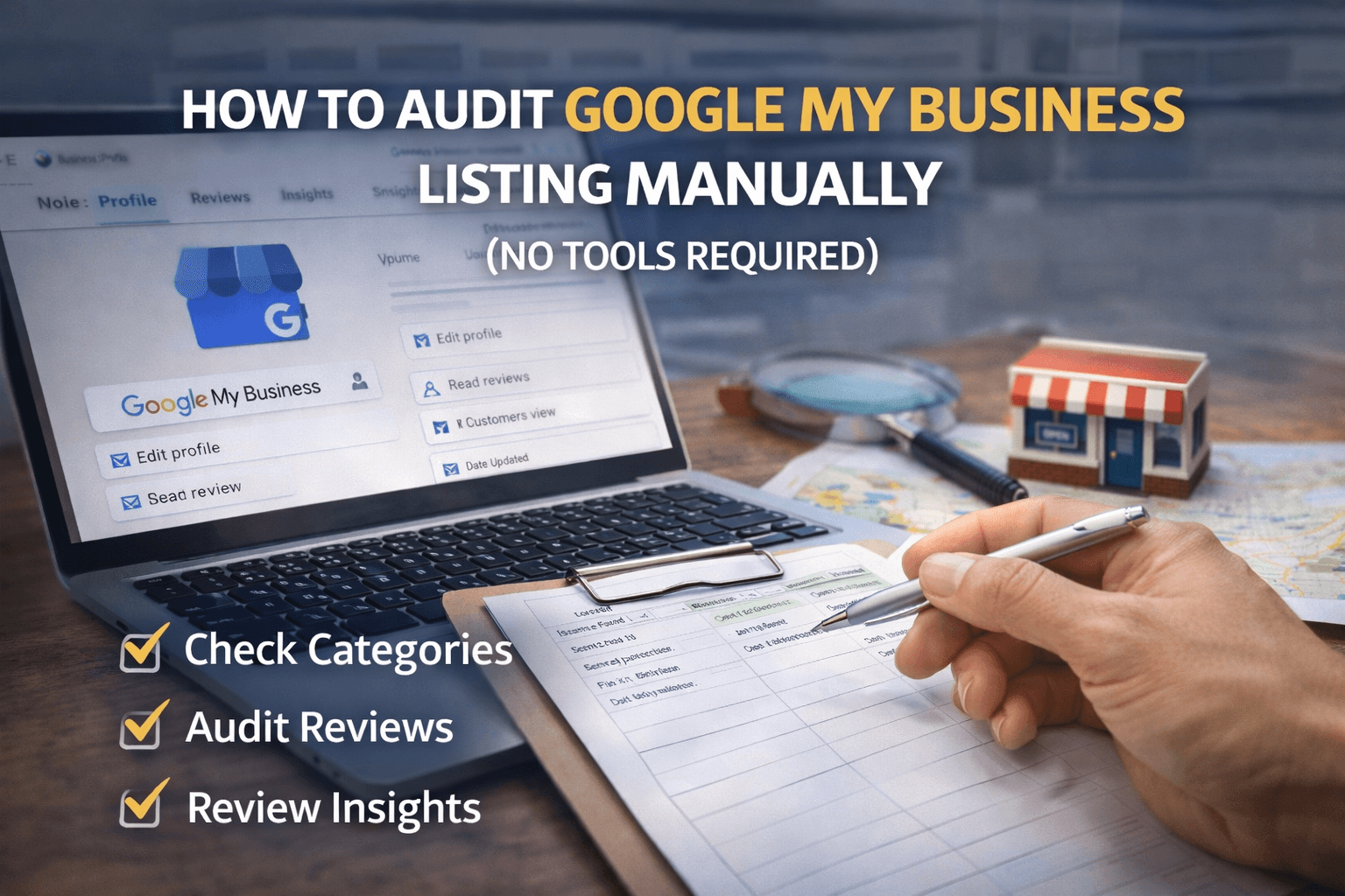 How to audit Google My Business listing manually step by step