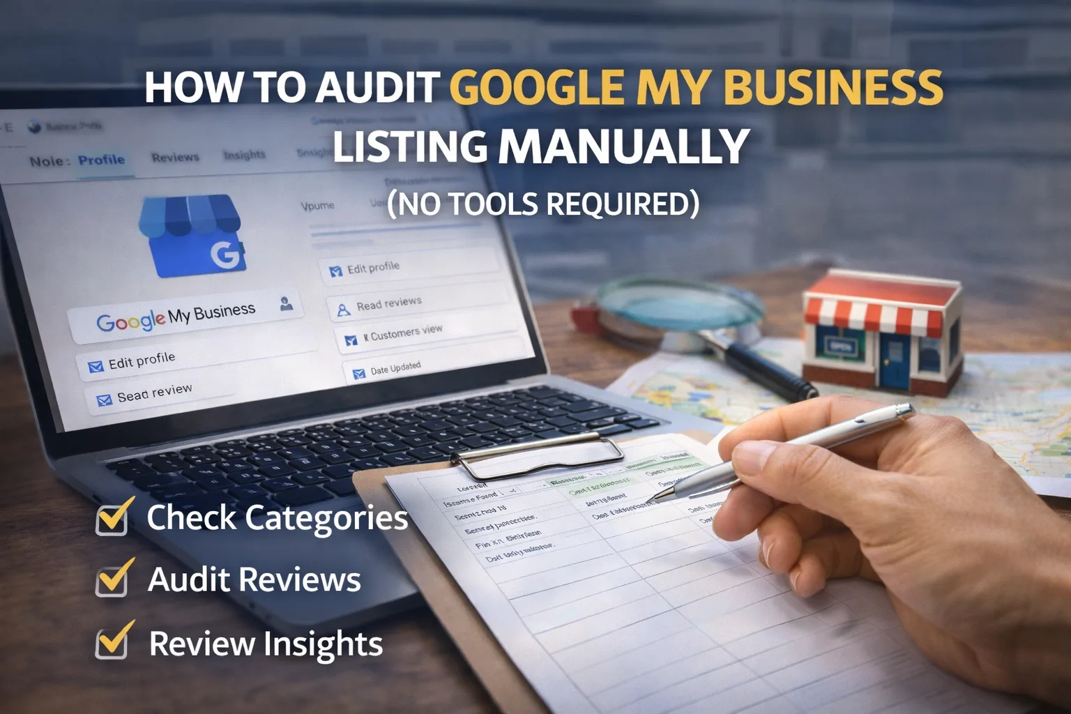 How to audit Google My Business listing manually step by step