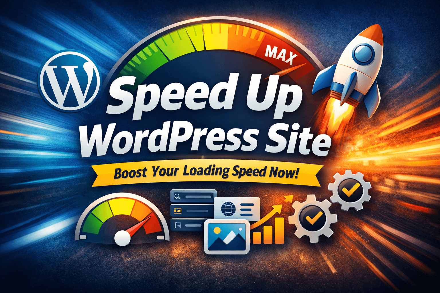Speed up WordPress site to improve loading speed, Core Web Vitals, and SEO performance