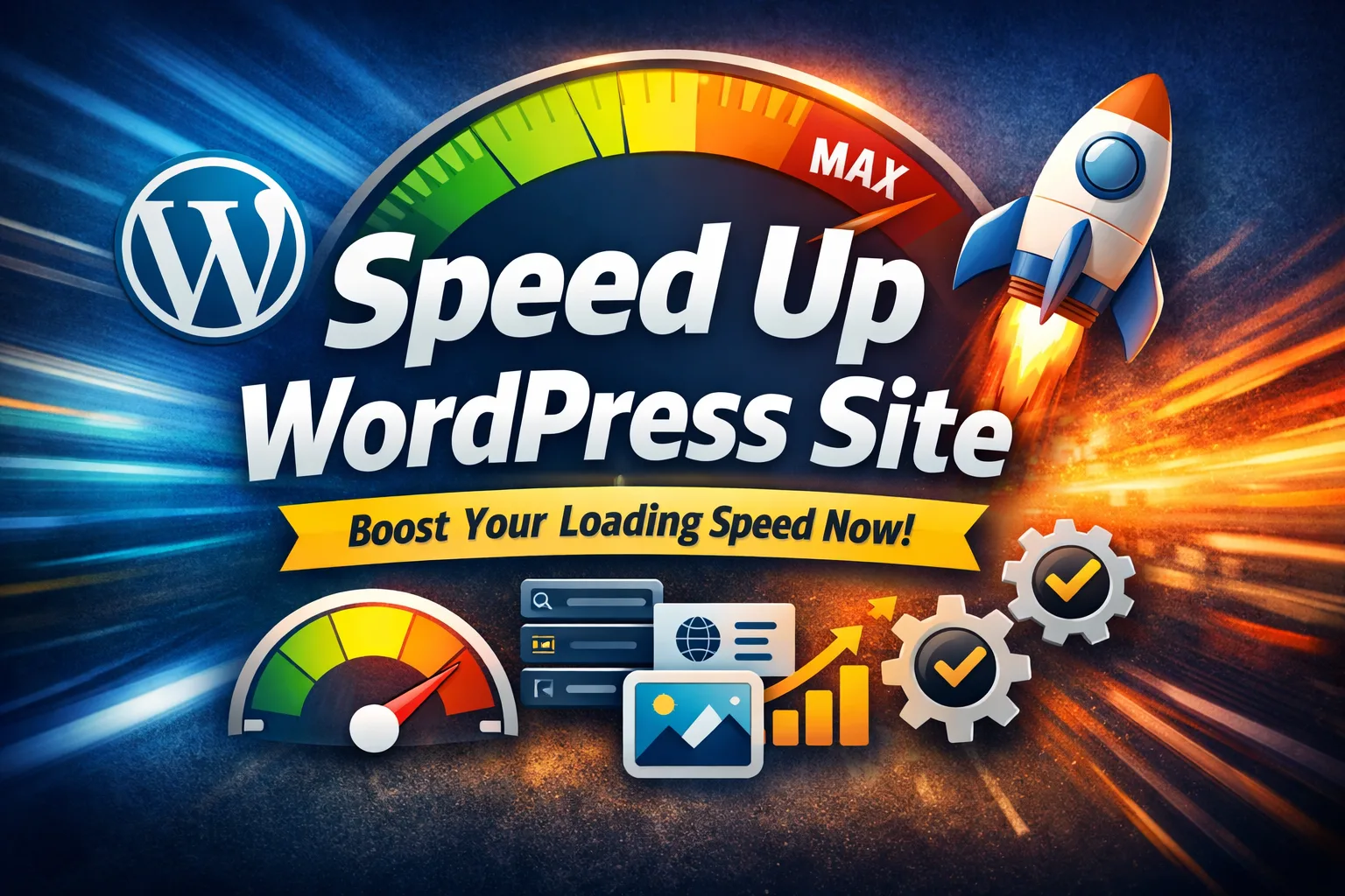 Speed up WordPress site to improve loading speed, Core Web Vitals, and SEO performance