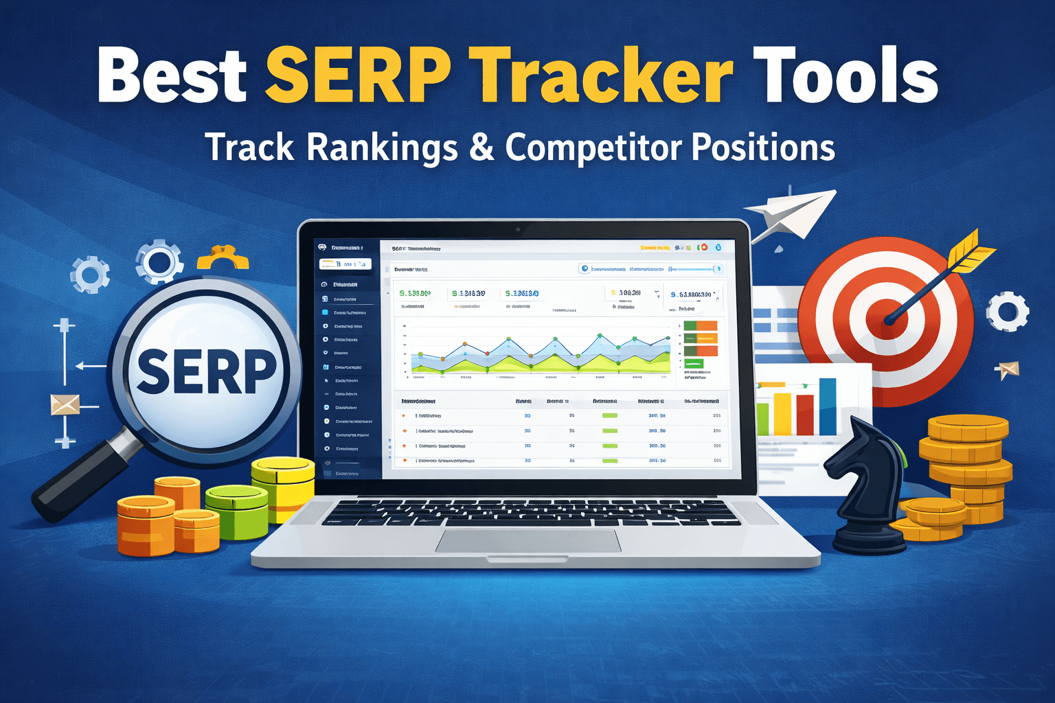 Best SERP tracker tools to track keyword rankings and competitor SERP positions