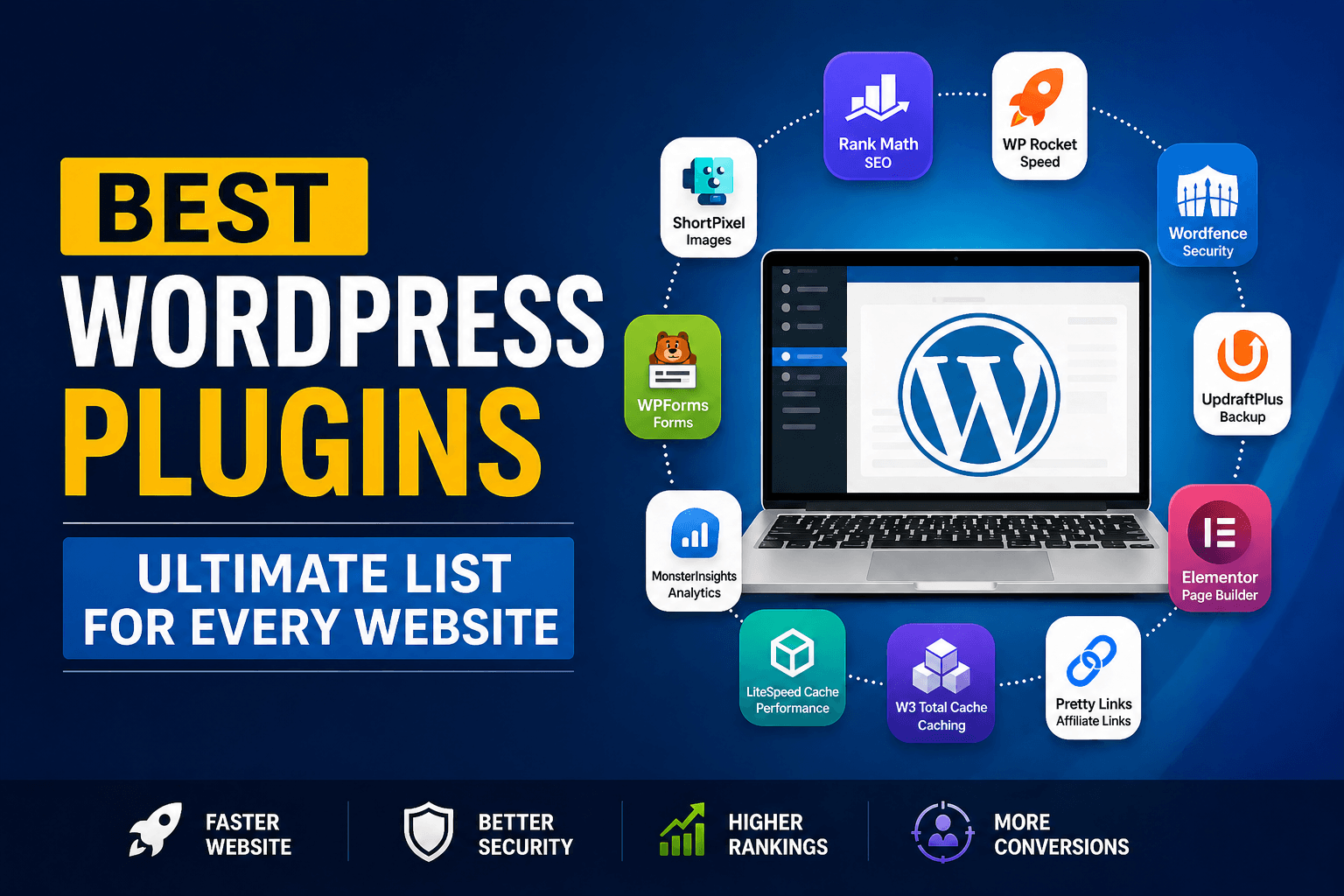 Best WordPress plugins for SEO, speed, security, backups and performance