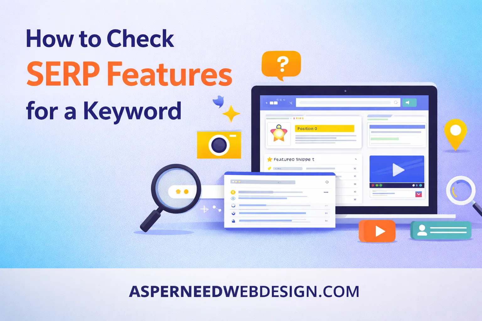 How to check SERP features for a keyword using SEO tools and Google search results